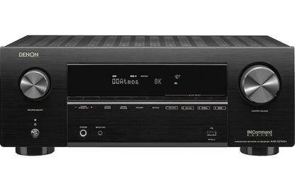 Denon AVR-X2700H 7.2-channel home theatre receiver with Wi-Fi, Bluetooth, Apple AirPlay 2, and Amazon Alexa compatibility (Refurbished)