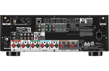 Denon AVR-X2700H 7.2-channel home theatre receiver with Wi-Fi, Bluetooth, Apple AirPlay 2, and Amazon Alexa compatibility (Refurbished)