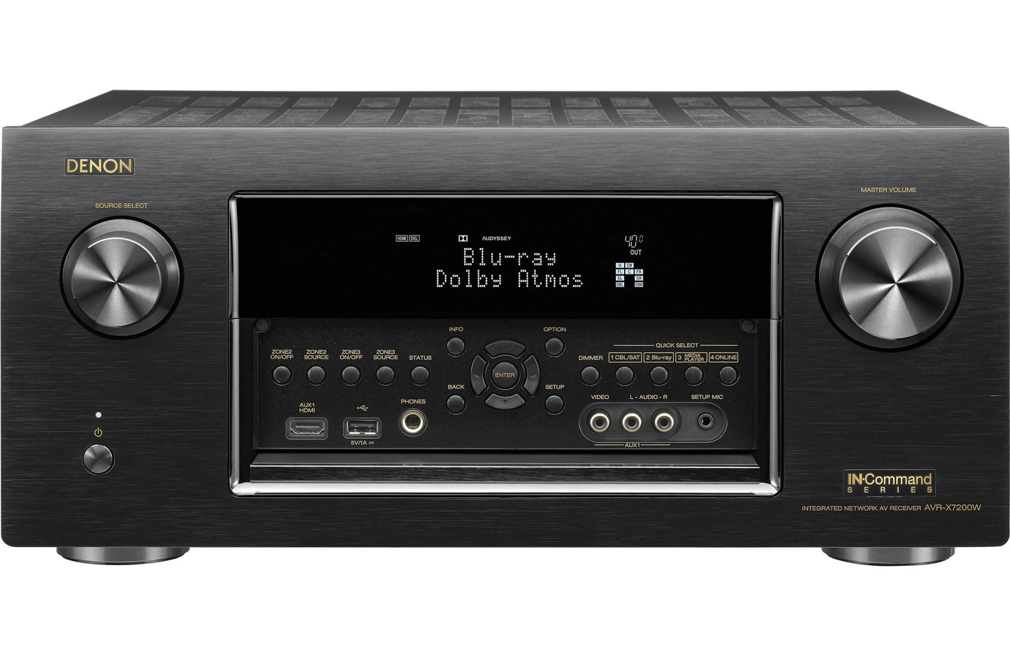 Denon AVR-X7200W 9.2 Ch. 150W 4K AV Receiver with Wi-Fi & Bluetooth (Refurbished)