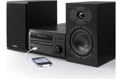 Denon D-M41 Mini HiFi System with CD, Bluetooth and FM Tuner (Refurbished)