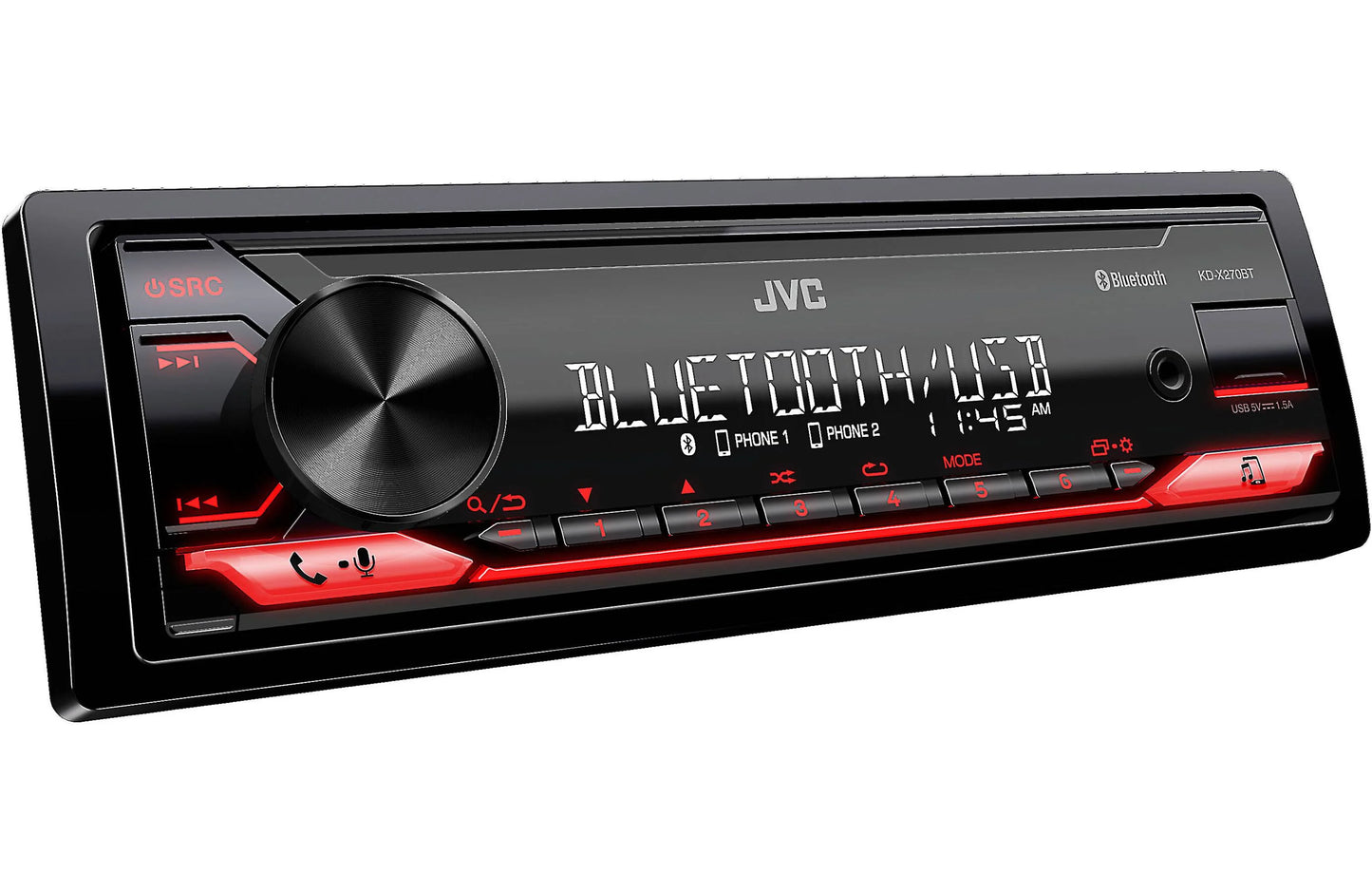 JVC KD-X270BT Digital media receiver (does not play CDs) (New)