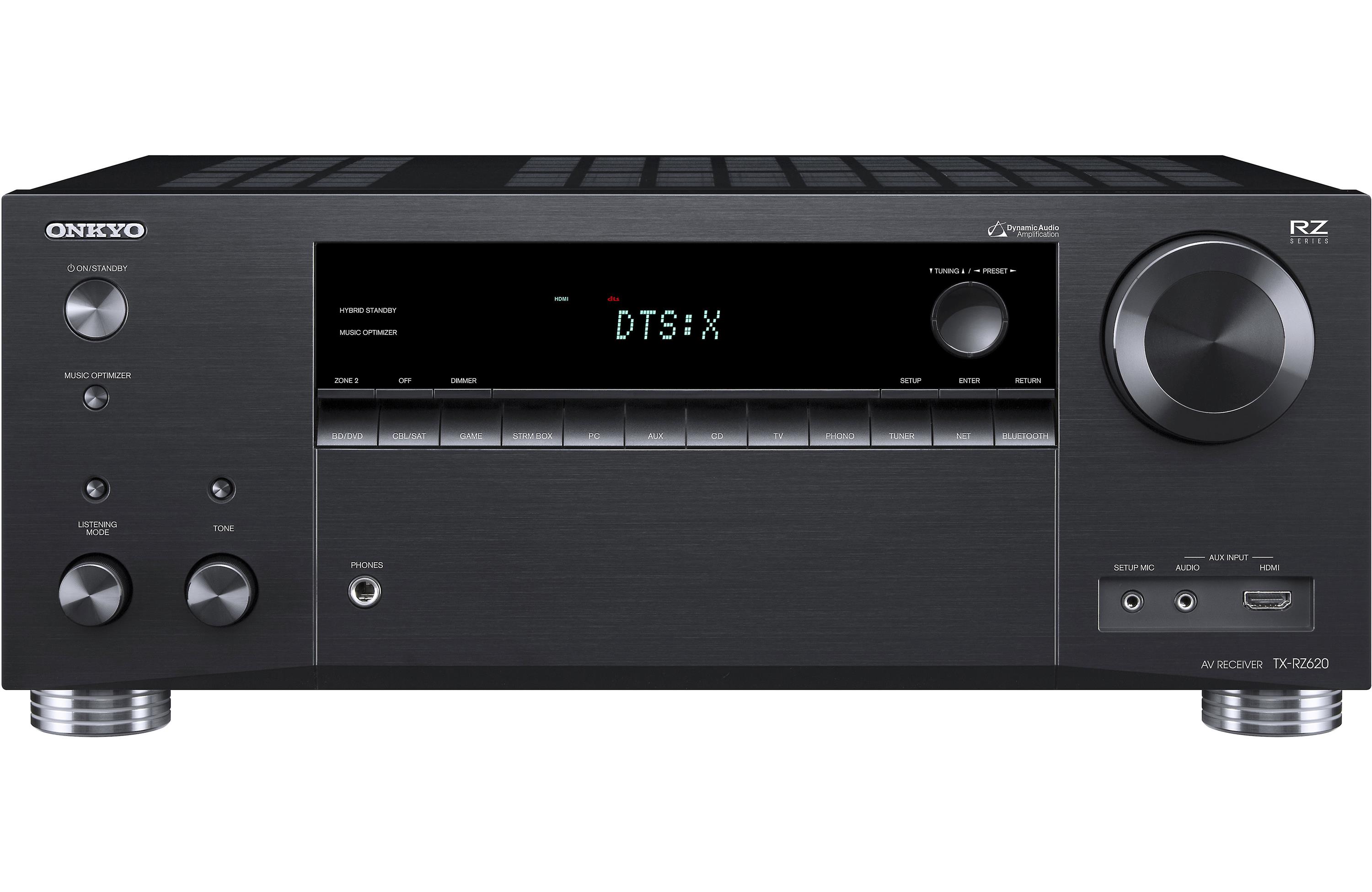 Onkyo TX-RZ620 7.2 Channel A/V Receiver (Certified Refurbished)