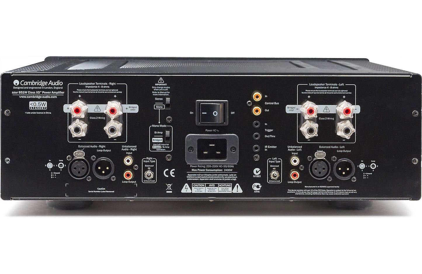 Cambridge Audio Azur 851W Stereo Power Amplifier (Refurbished)