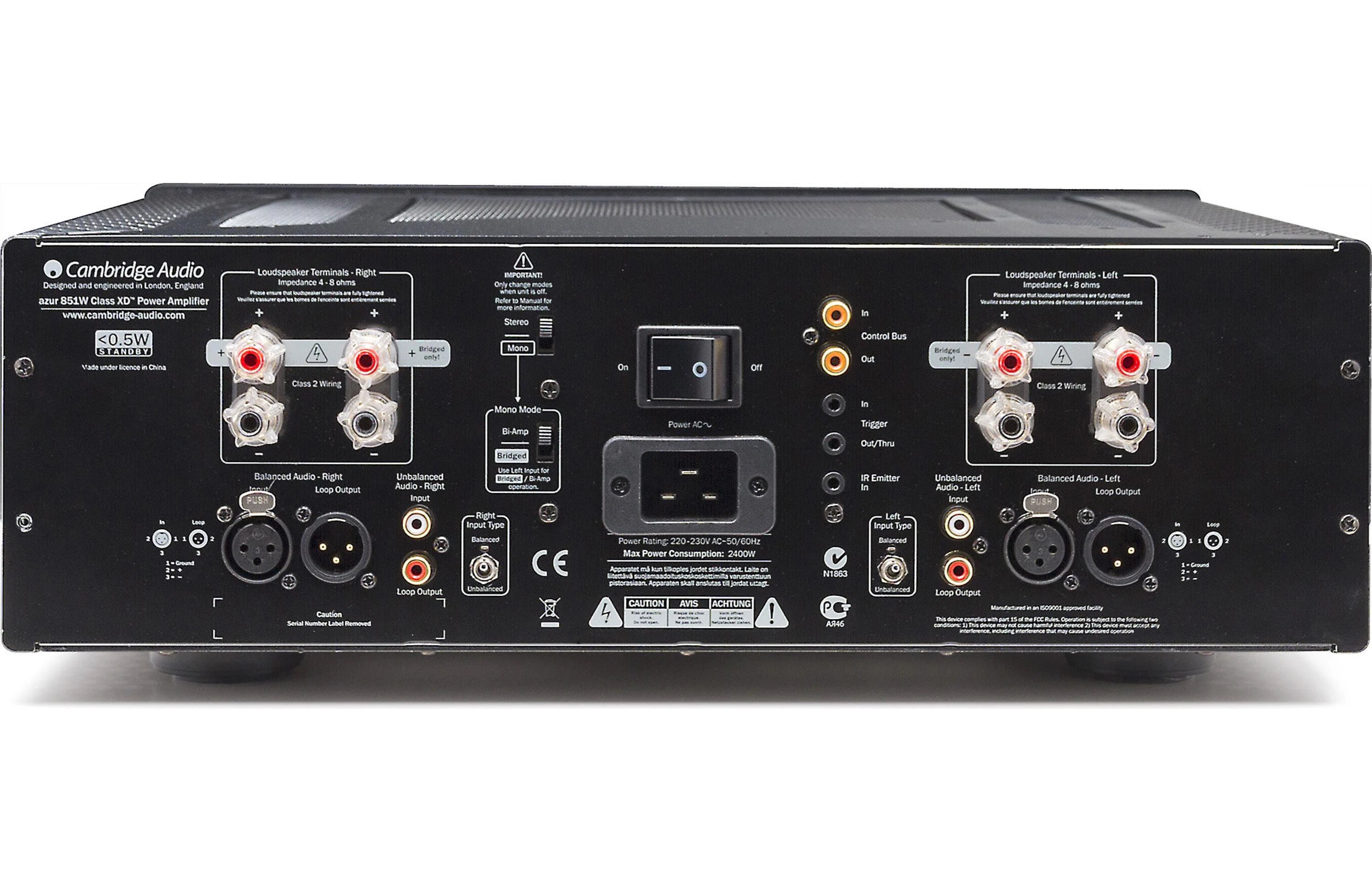 Cambridge Audio Azur 851W Stereo Power Amplifier (Refurbished)