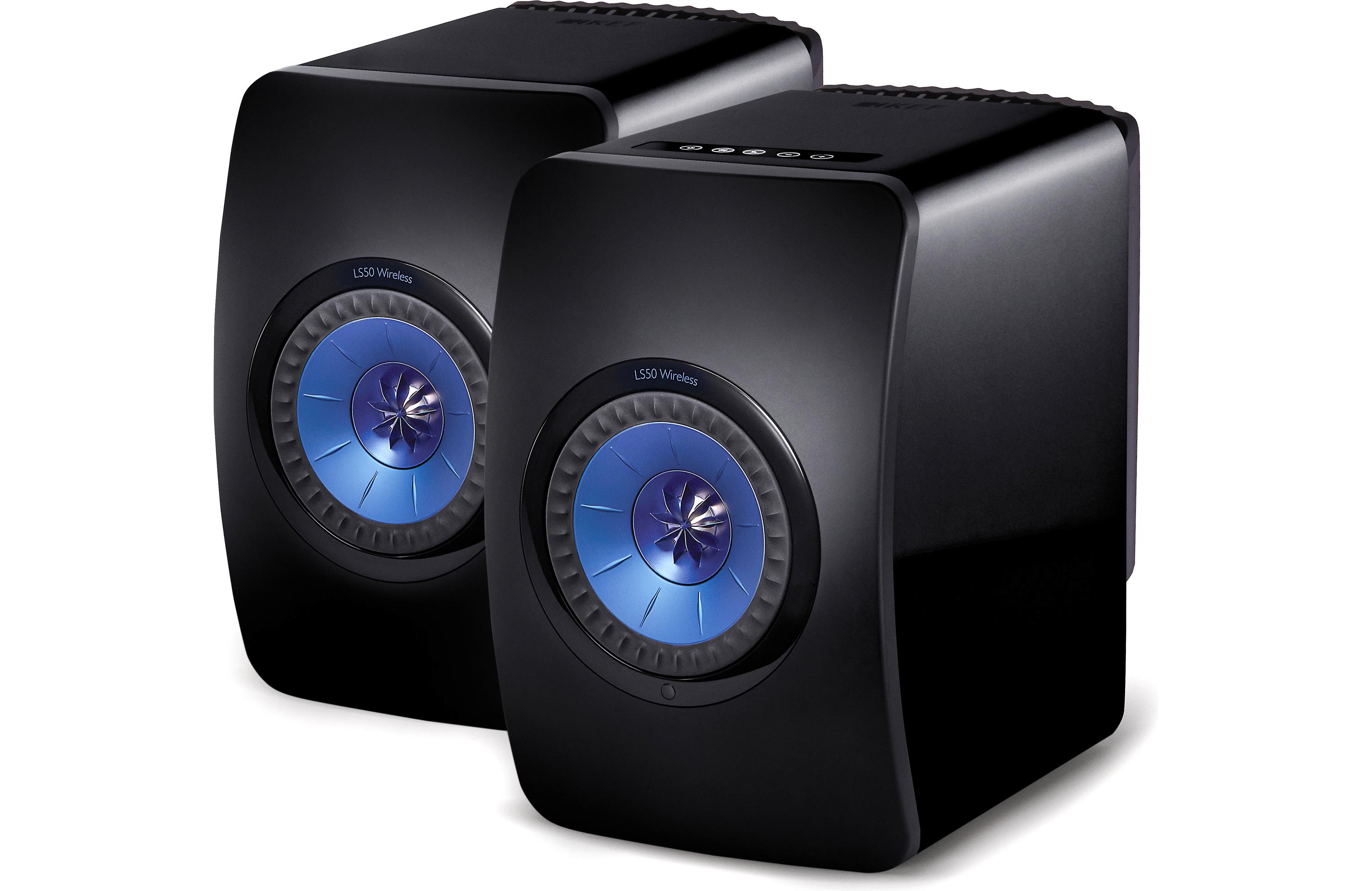 KEF LS50 Wireless High-performance powered speakers with Wi-Fi and Bluetooth (Certified Refurbished)