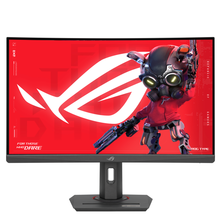 Asus ROG Strix XG27WCS USB Type-C Gaming Monitor – 27-inch 2560x1440, Curved, 180Hz (Above 144Hz), 1ms (GTG), Fast VA, Extreme Low Motion Blur Sync, USB Type-C, FreeSync, DisplayWidget Center, tripod socket, HDR (Certified Refurbished)