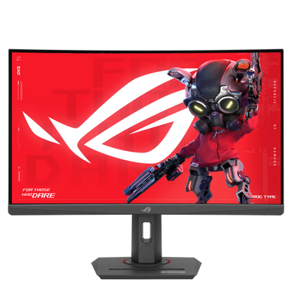 Asus ROG Strix XG27WCS USB Type-C Gaming Monitor – 27-inch 2560x1440, Curved, 180Hz (Above 144Hz), 1ms (GTG), Fast VA, Extreme Low Motion Blur Sync, USB Type-C, FreeSync, DisplayWidget Center, tripod socket, HDR (Certified Refurbished)