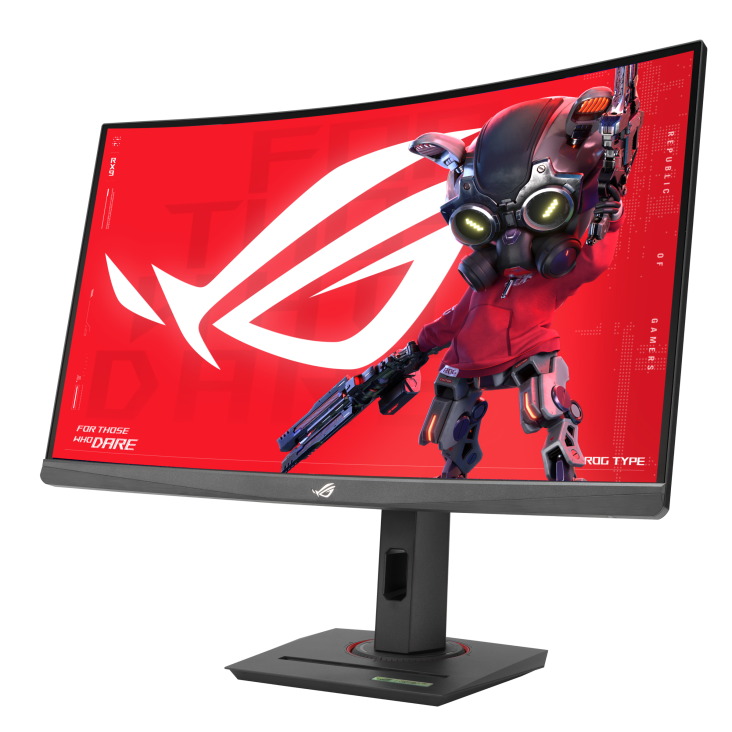 Asus ROG Strix XG27WCS USB Type-C Gaming Monitor – 27-inch 2560x1440, Curved, 180Hz (Above 144Hz), 1ms (GTG), Fast VA, Extreme Low Motion Blur Sync, USB Type-C, FreeSync, DisplayWidget Center, tripod socket, HDR (Certified Refurbished)