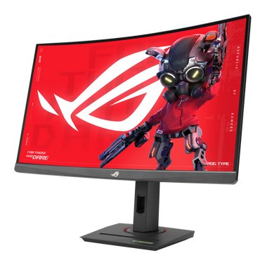 Asus ROG Strix XG27WCS USB Type-C Gaming Monitor – 27-inch 2560x1440, Curved, 180Hz (Above 144Hz), 1ms (GTG), Fast VA, Extreme Low Motion Blur Sync, USB Type-C, FreeSync, DisplayWidget Center, tripod socket, HDR (Certified Refurbished)