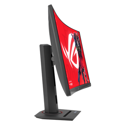 Asus ROG Strix XG27WCS USB Type-C Gaming Monitor – 27-inch 2560x1440, Curved, 180Hz (Above 144Hz), 1ms (GTG), Fast VA, Extreme Low Motion Blur Sync, USB Type-C, FreeSync, DisplayWidget Center, tripod socket, HDR (Certified Refurbished)