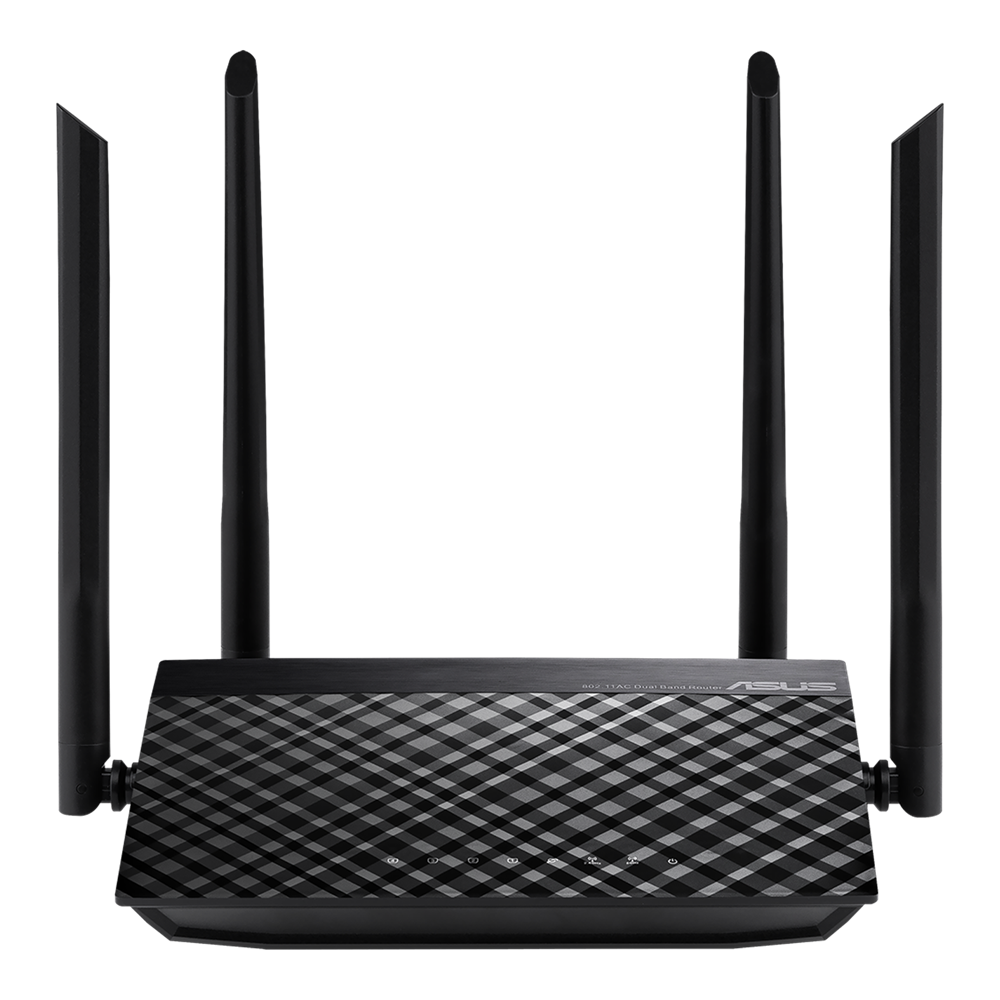Asus RT-AC1200 V2 Dual-Band Wi-Fi Router with Four Antennas and Parental Control (Certified Refurbished)