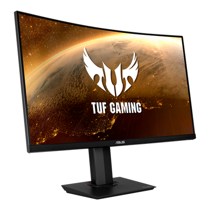 ASUS TUF Gaming VG32VQ Curved HDR Gaming Monitor – 32 inch QHD (2560x1440), 144Hz, Extreme Low Motion Blur Sync, Adaptive-sync, Freesync Premium,1ms (MPRT),HDR10 (Certified Refurbished)