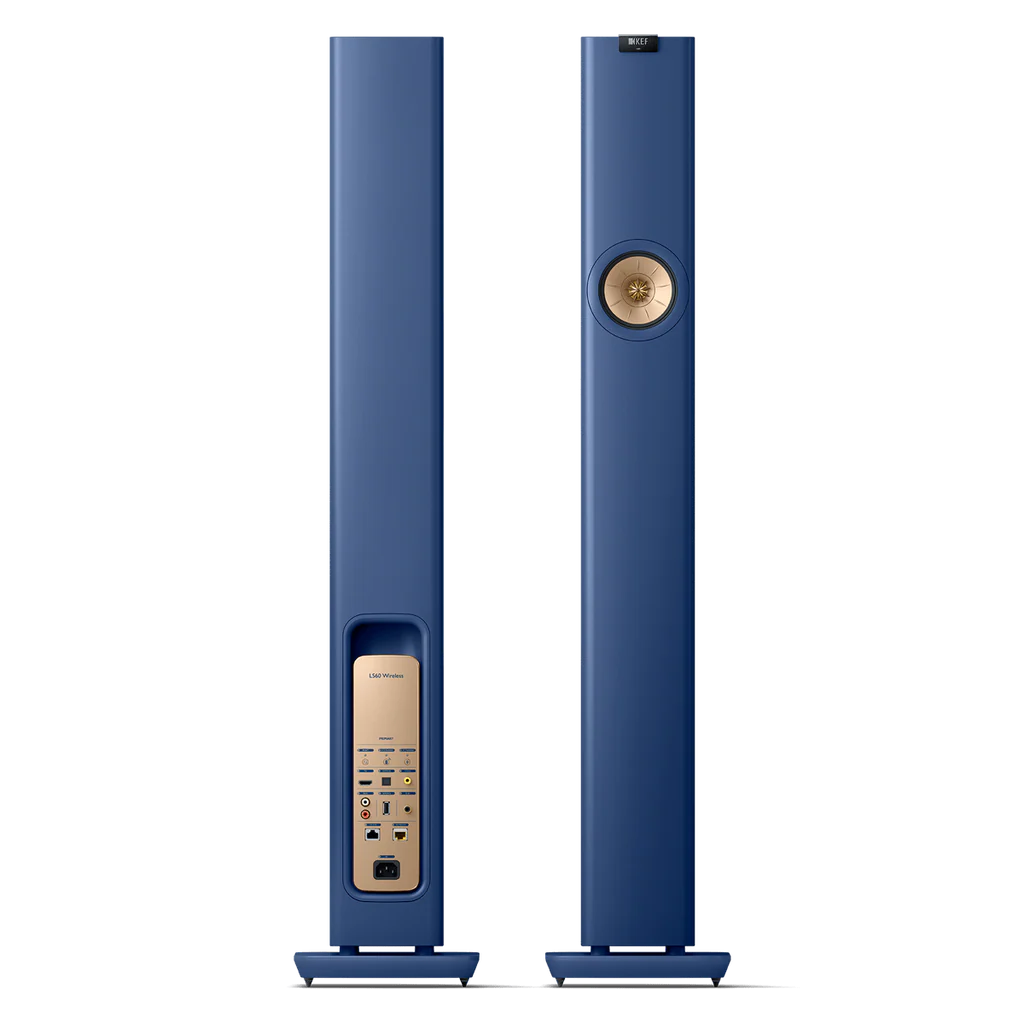 KEF LS60W Wireless HiFi Floor Standing Speakers - Pair (Certified Refurbished)