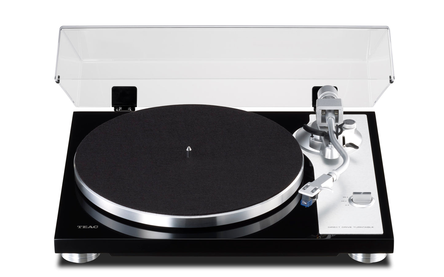 TEAC TN-4D  Direct Drive Turntable - Piano Black (Certified Refurbished)