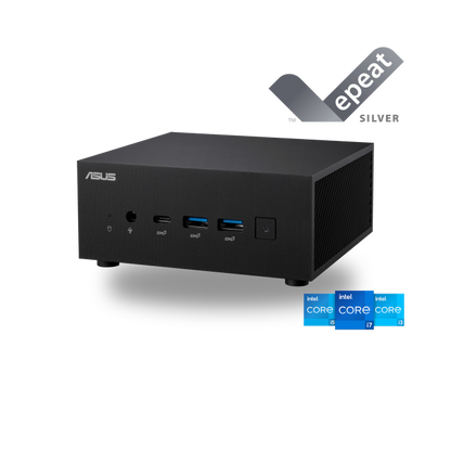 ASUS ExpertCenter PN64 Mini PC System with Intel Core i5-12500H, 8GB DDR5, M.2 PCIE G4 256GB SSD, WiFi 6E, Bluetooth, USB-C, Quad-Display, Windows 11 Pro (Certified Refurbished)