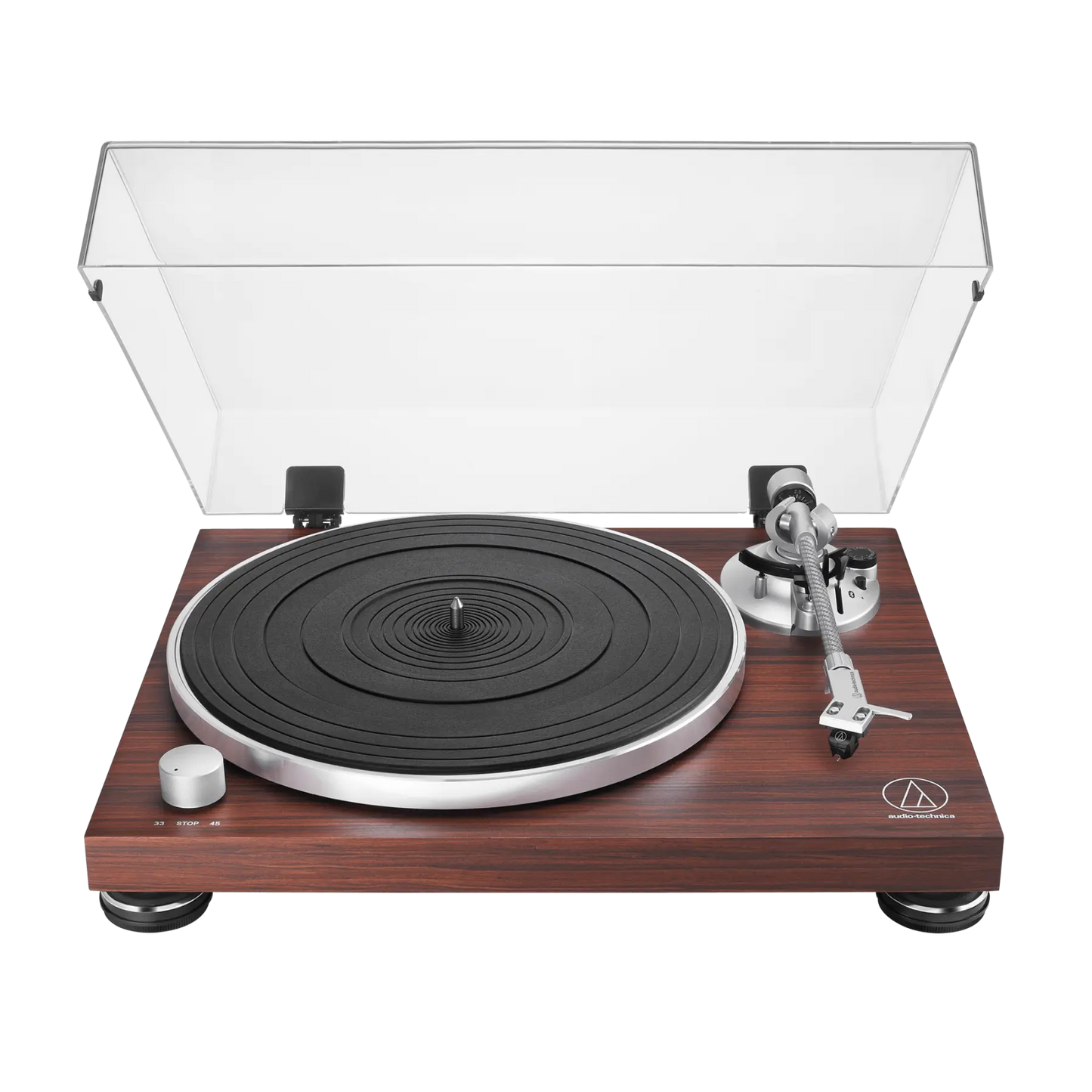 Audio-Technica AT-LPW50BT-RW Manual Belt-Drive Turntable (Certified Refurbished)