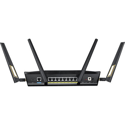 ASUS RT-AX88U Quad-Core Wireless Dual Band WiFi Adaptive QoS AX6000 Router (Certified Refurbished)
