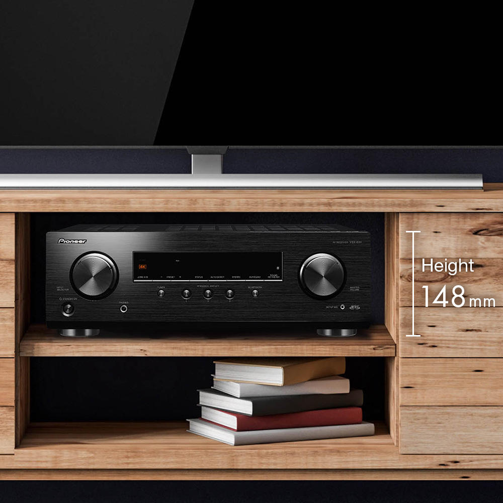 Pioneer VSX-534 5.2 Channel 4K Atmos DTS:X Bluetooth 750W A/V Receiver (Certified Refurbished)