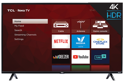 TCL 50S425 50" 4-Series 4K UHD HDR LED Roku OS Smart TV (Certified Refurbished)