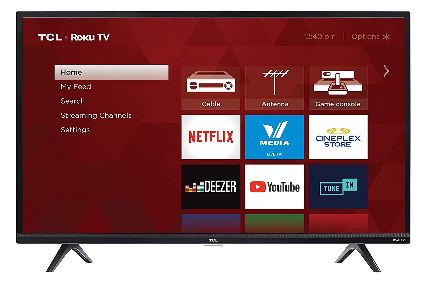 43" TV Front
