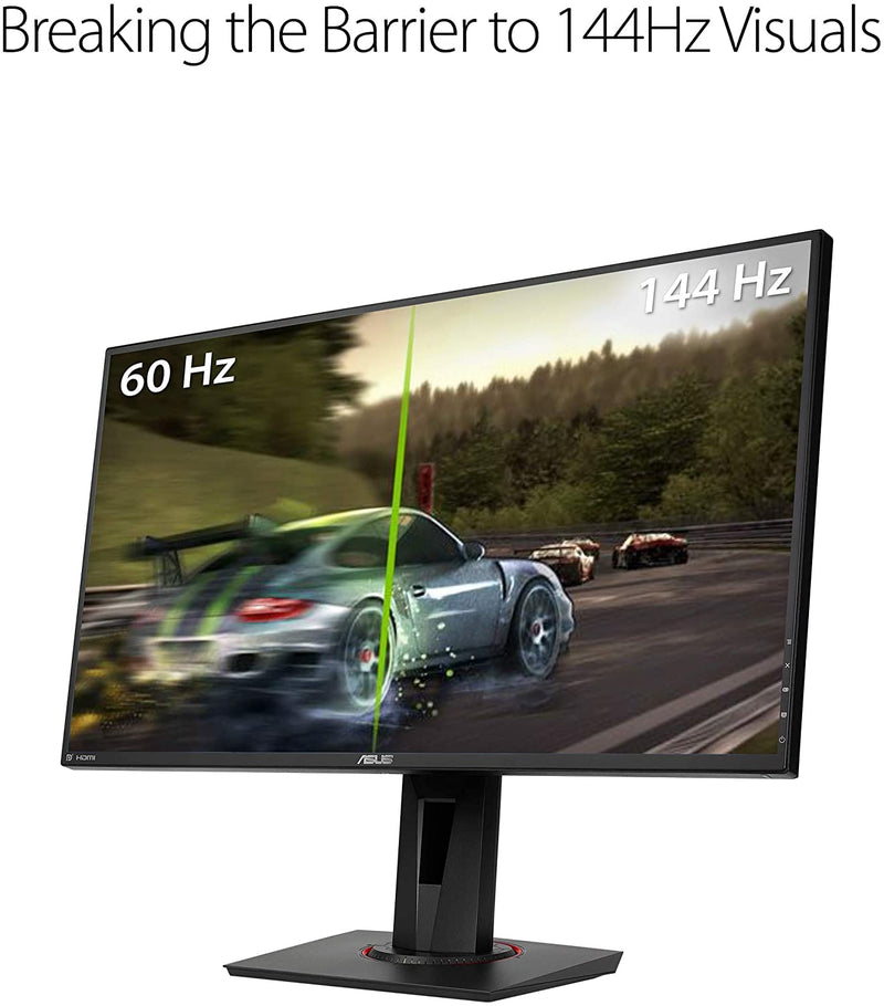 ASUS VG279Q G-SYNC Compatible Gaming Monitor - 27inch, Full HD, IPS, 1ms (MPRT), 144Hz, Adaptive-Sync (Certified Refurbished)