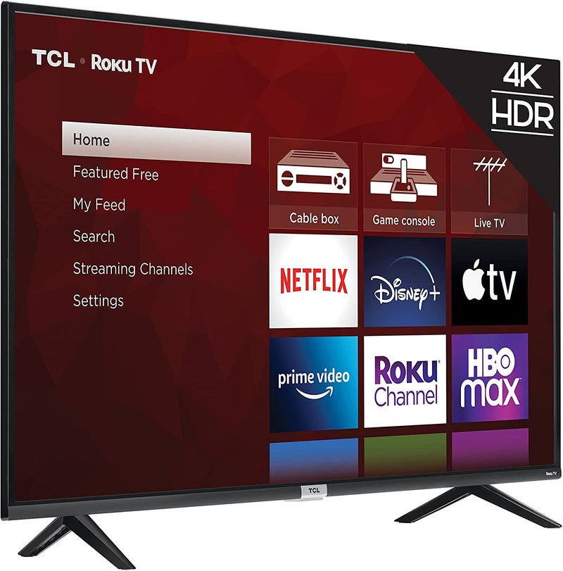 TCL CLASS 4-SERIES 4K UHD HDR LED SMART ROKU TV - 50S435-CA (Certified Refurbished)