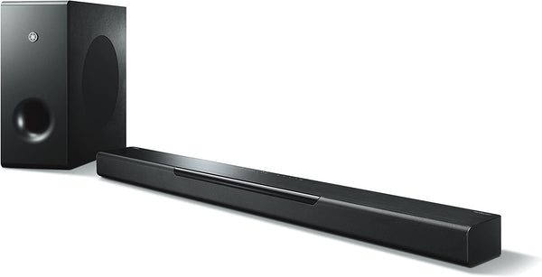 Yamaha YAS-408BL MusicCast BAR 400 Sound Bar with Wireless Subwoofer (Certified Refurbished)