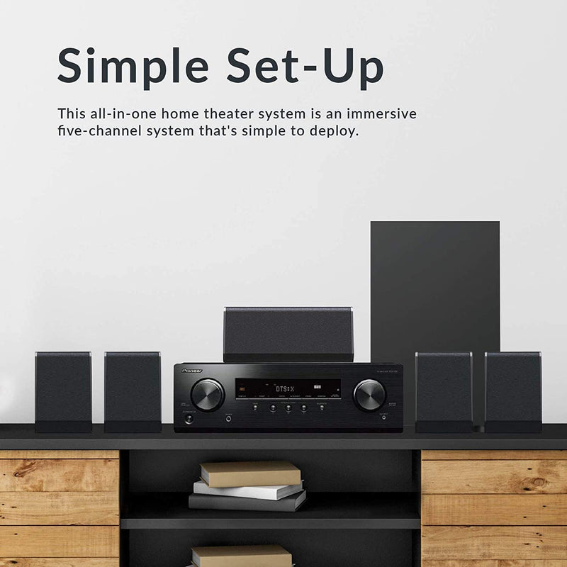 Pioneer HTP-076 5.1-Channel Home Theater Package (Certified Refurbished)