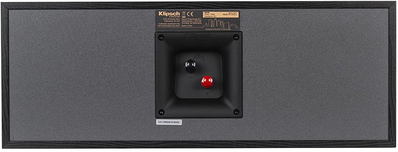 Klipsch R-52C Powerful Center Channel Home Speaker (Certified Refurbished)