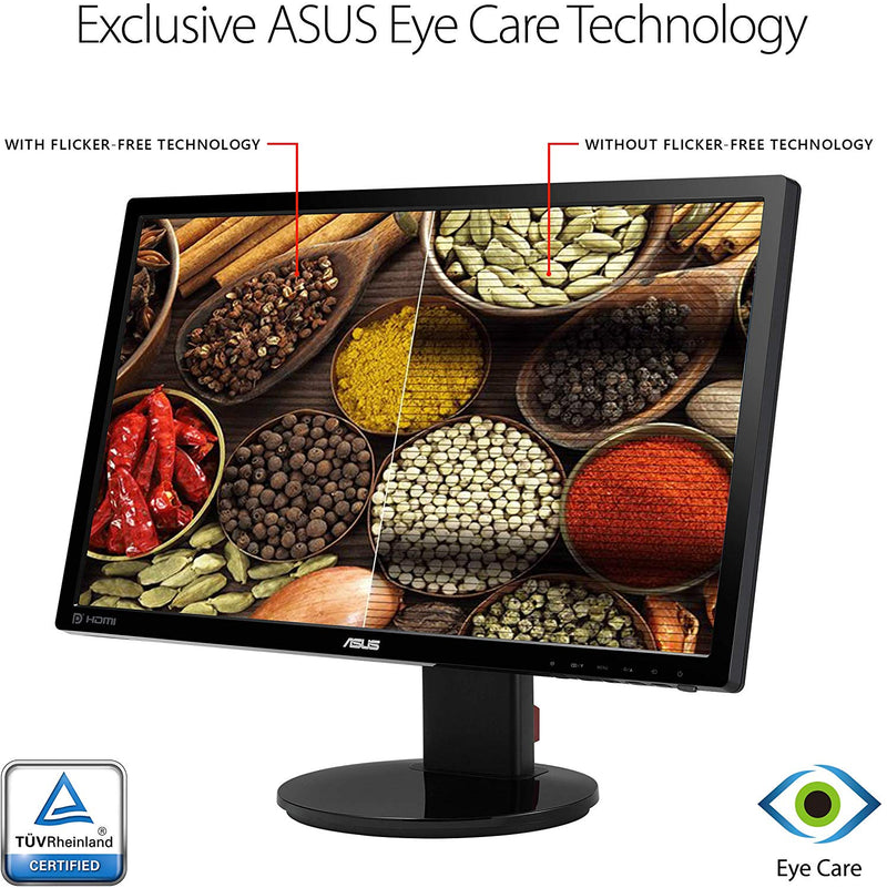 ASUS VG248QZ 24” Full HD 1080p 144Hz 1ms DP HDMI DVI Esports Gaming Monitor (Certified Refuribished)