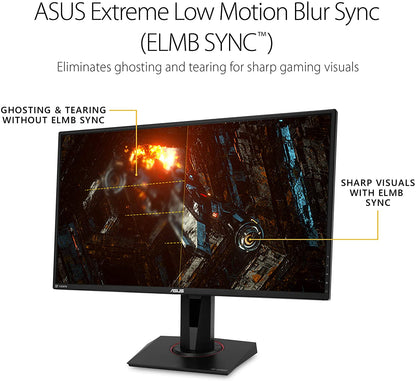 Asus TUF Gaming VG27BQ HDR Gaming Monitor – 27 inch WQHD (2560x1440), Adaptive-Sync (Certified Refurbished)