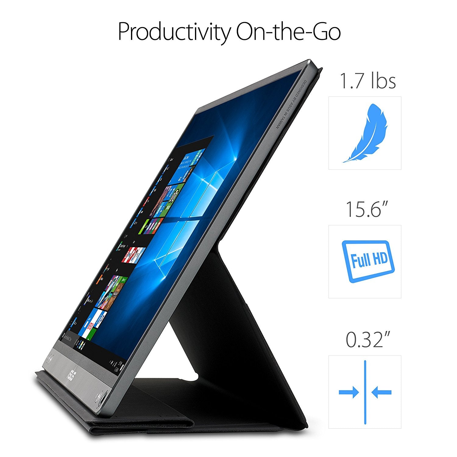 ASUS ZenScreen MB16AC Front