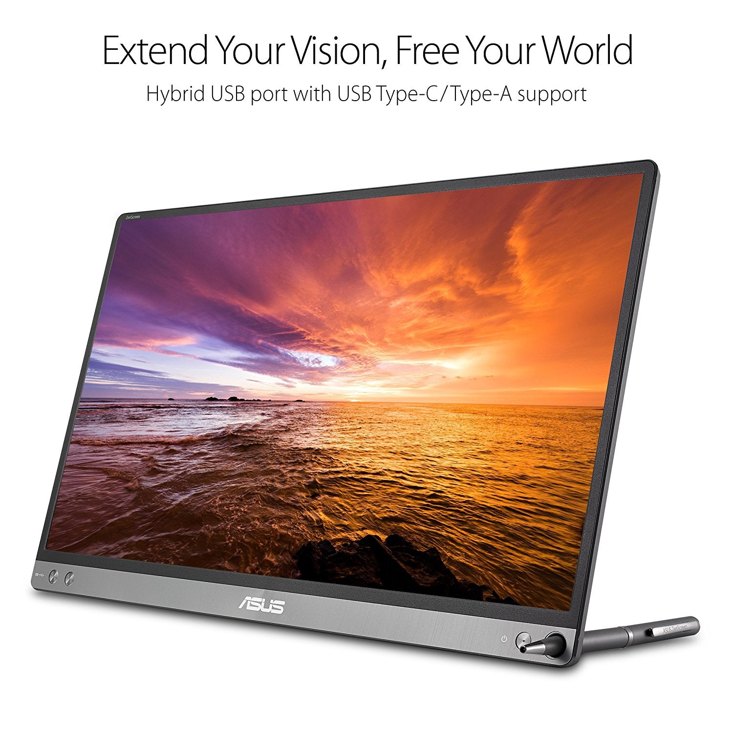 ASUS ZenScreen MB16AC Front