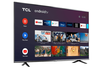 TCL 55" CLASS 4-SERIES 4K UHD HDR LED SMART ANDROID TV - 55S434-CA (Certified Refurbished)