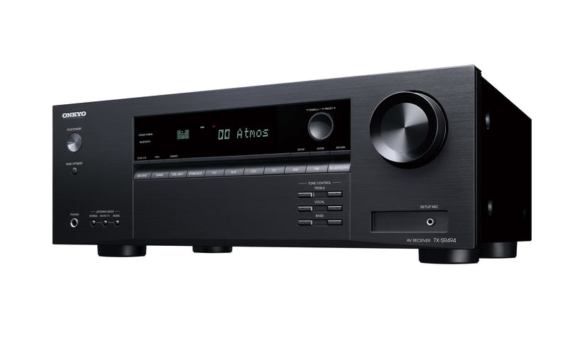 Onkyo TX-SR494 7.2 Channel Dolby Atmos 4K DTS:X Bluetooth A/V