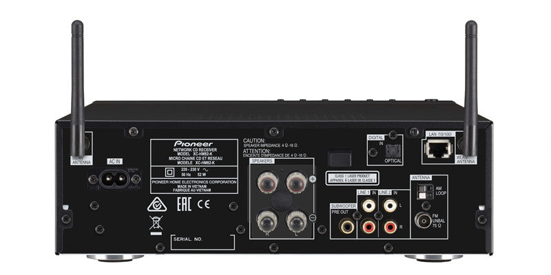Pioneer XC-HM82-K Connections