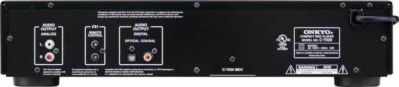 Onkyo C-7030 Back