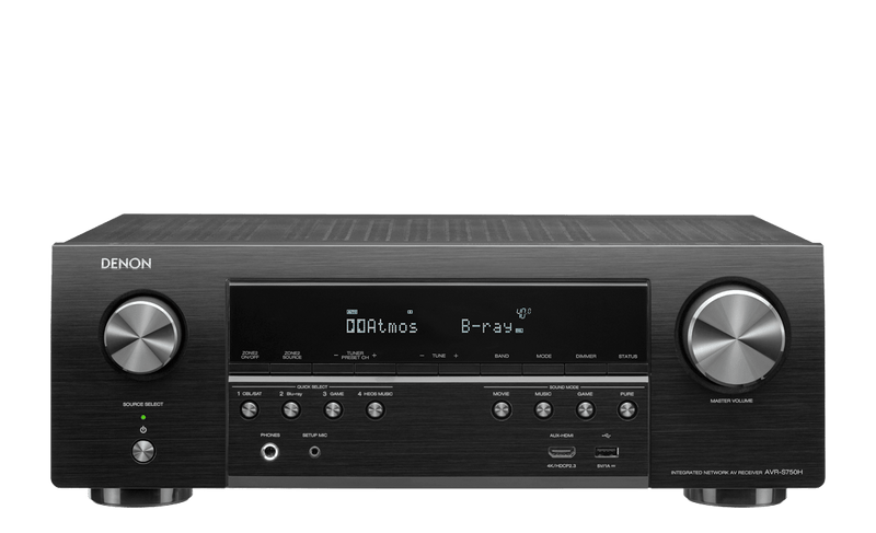 Denon AVR-S750H 7.2ch 4K AV Receiver (Certified Refurbished)