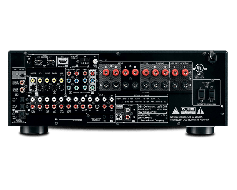 Denon AVR-788 7.1 Channel 120 Watt Receiver (2007) (Certified Refurbished)