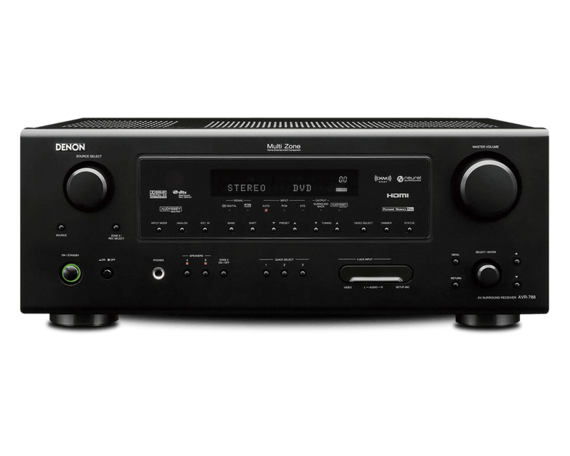Denon AVR-788 7.1 Channel 120 Watt Receiver (2007) (Certified Refurbished)