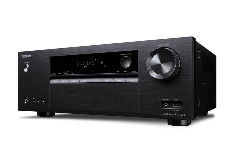 Onkyo TX-SR353 Front Angled