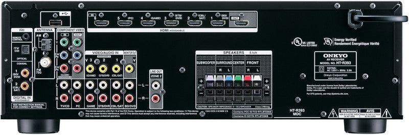 Onkyo HT-S3700 5.1-Channel Receiver/Speaker Package (Certified Refurbished)
